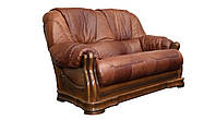 Двухместный кожаный диван (Барон 4090)