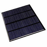 Сонячна батарея панель solar 12 В 1.5 Вт 115x85 мм, фото 2