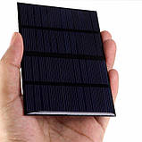 Сонячна батарея панель solar 12 В 1.5 Вт 115x85 мм, фото 3