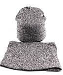 Оптом шапка дитяча 52, 54, 56 розмір мікро ангора з хомутом шапки головні убори дитячі гурт (ОРШ59), фото 2