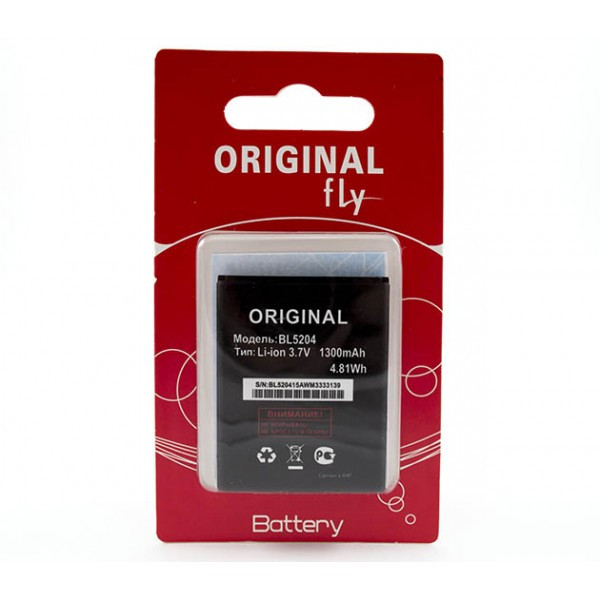 Акумулятор BL5204 для Fly Era Life 1 IQ447, 1300mAh