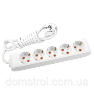Подовжувач 5 гнізд 3 м із заземленням VIKO Multi-let