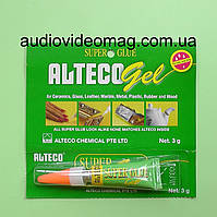 Супер-клей Alteco Гель, 3 грами, моментальний