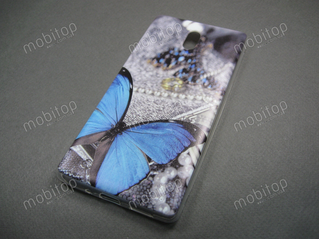 Силіконовий TPU чохол Nokia 3 (Blue butterfly)