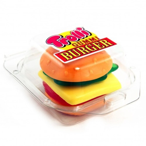 Желейні цукерки Trolli Mega Burger і Тролі Мега Бургер