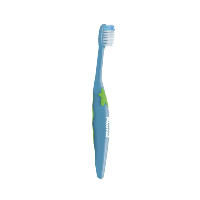 Дитяча зубна щітка "Іскра", Pierrot Chispa toothbrush, від 2 до 8 років, м'яка (soft), блакитна, Ref.91