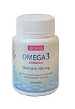 Омега-3 формула натуральний концентрований риб'ячий жир 30 капсул Аміта, фото 3