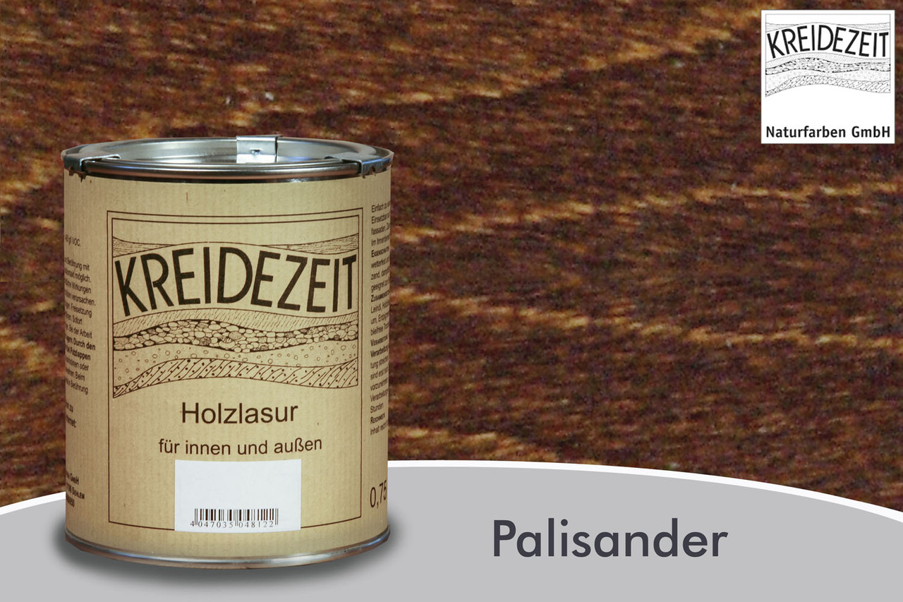 Натуральная лазурь по дереву цветная Kreidezeit Holzlasur außen / Palisander / цвет палисандр 2,5 l - фото 2 - id-p631670820