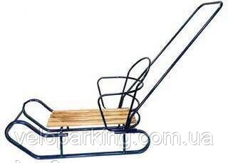 Королівські санки з ручкою штовхачем дитячі (Україна)