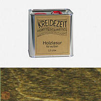 Натуральна лазур для дерева кольорова Kreidezeit Holzlasur außen / Eiche antik / колір античний дуб 2,5 l 