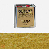 Натуральна лазур для дерева кольорова Kreidezeit Holzlasur außen / Eiche hell / колір світлий дуб 2,5 l 