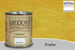 Натуральна лазур для дерева кольорова Kreidezeit Holzlasur außen / Kiefer / колір сосна 0,75 l 