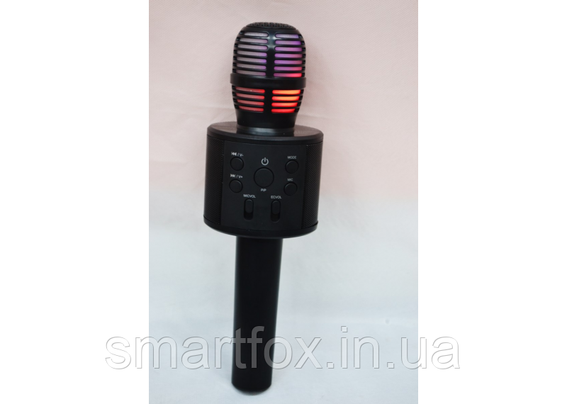Микрофон караоке Q858 с колонкой блютус - фото 3 - id-p631687005