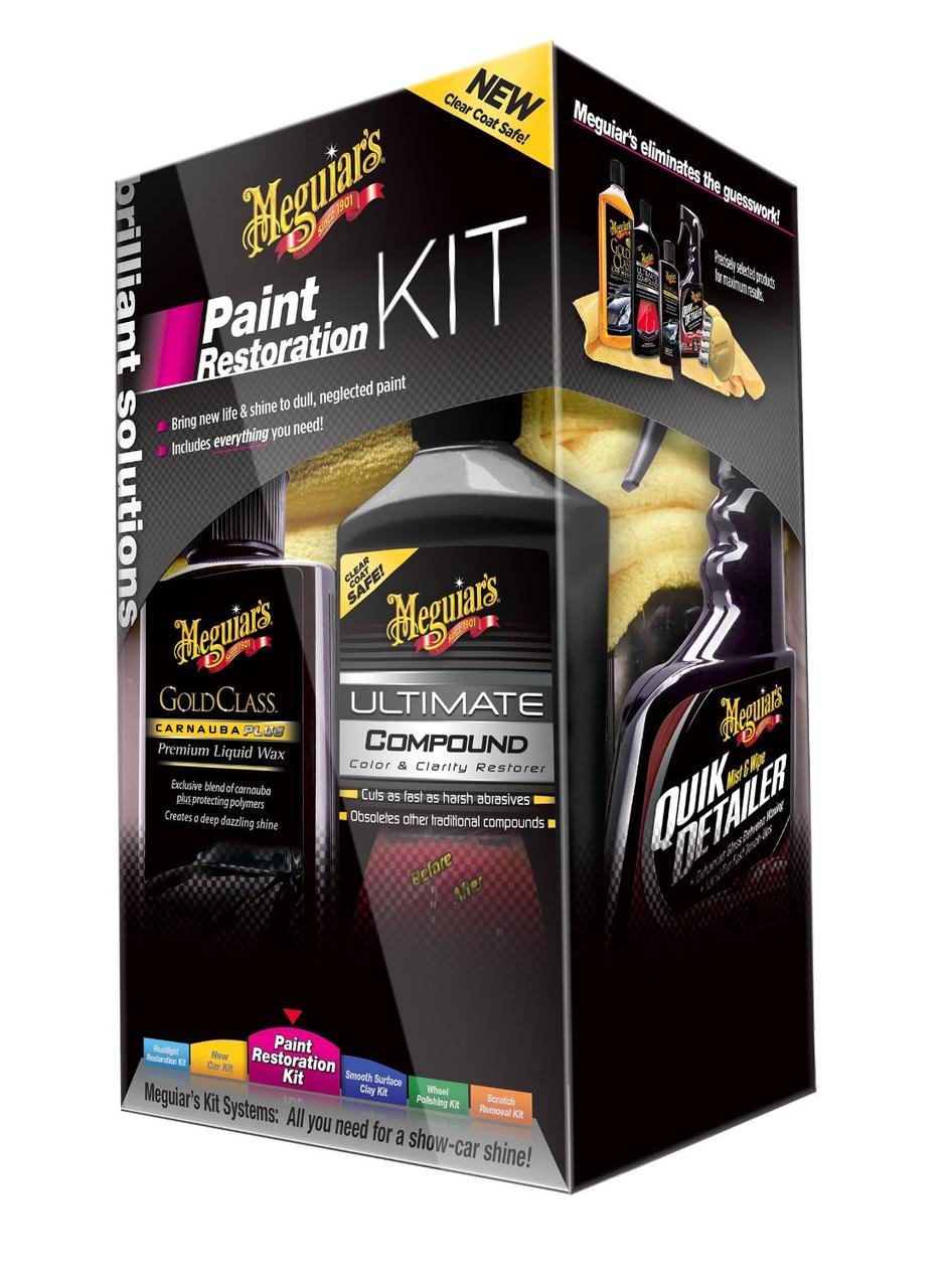 Подарунковий набір для відновлення кузова авто - Meguiar's Paint Restoration Kit (G3300)