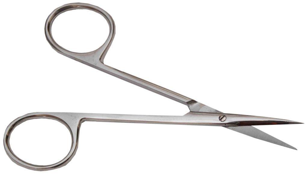 Ножиці очні гострі прямі (113мм), фото 1