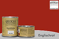 Стандолевая масляная краска жирная, верхний слой / Schlussanstrich Englischrot, красный 0,375 l