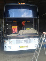 Замена лобового стекла Vanhool t815 Acron, Ванхул 815