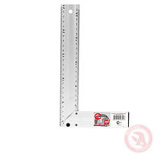 Косинець будівельний алюмінієвий 250 мм INTERTOOL MT-2061