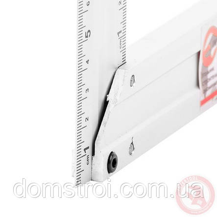 Косинець будівельний алюмінієвий 250 мм INTERTOOL MT-2061, фото 2