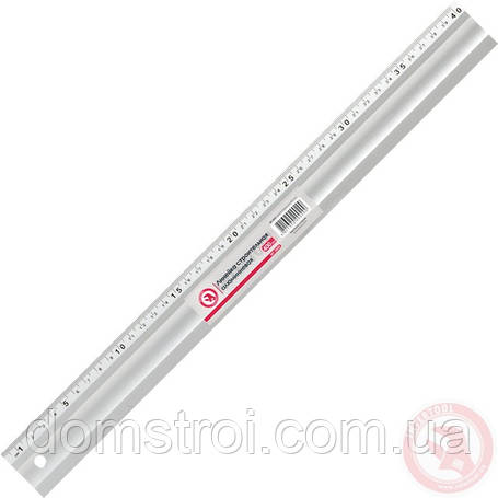Лінійка будівельна алюмінієва 400 мм INTERTOOL MT-2002, фото 1