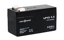 Акумулятор AGM LogicPower LPM 12 — 1,3 AH