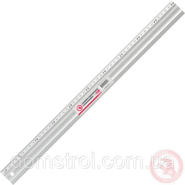 Лінійка будівельна алюмінієва 500 мм INTERTOOL MT-2004