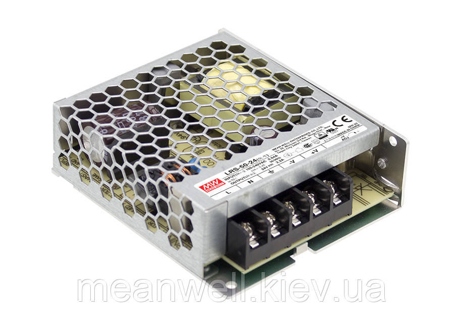 LRS-50-12 Блок живлення Mean Well 50.4Вт, 12 В, 4.2 А, фото 1
