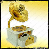 Музична скринька — "Золотий Граммофон" — 24 х 13 см., фото 5