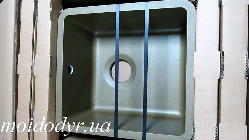 Гранітна мийка під стільницю AquaSanita Arca SQA 101 (brass)