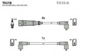 Автомобільні дроти запалювання Tesla T037B VW