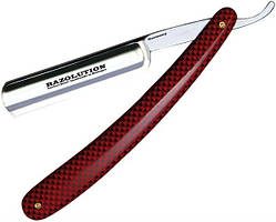 Купити небезпечну бритву Linder Solingen Razolution Straight Razor Carbon Red