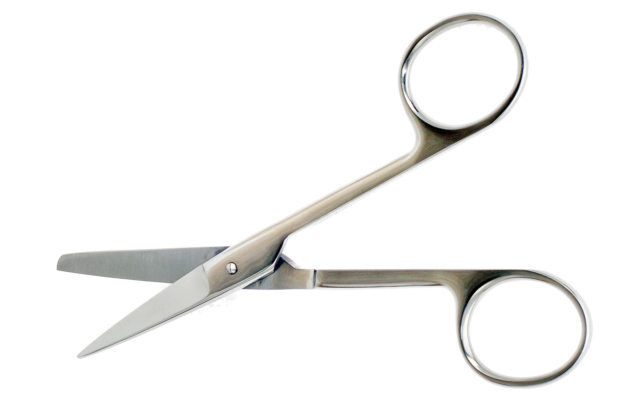 Ножиці з одним гострим кінцем.Довжина 11,5см, фото 1