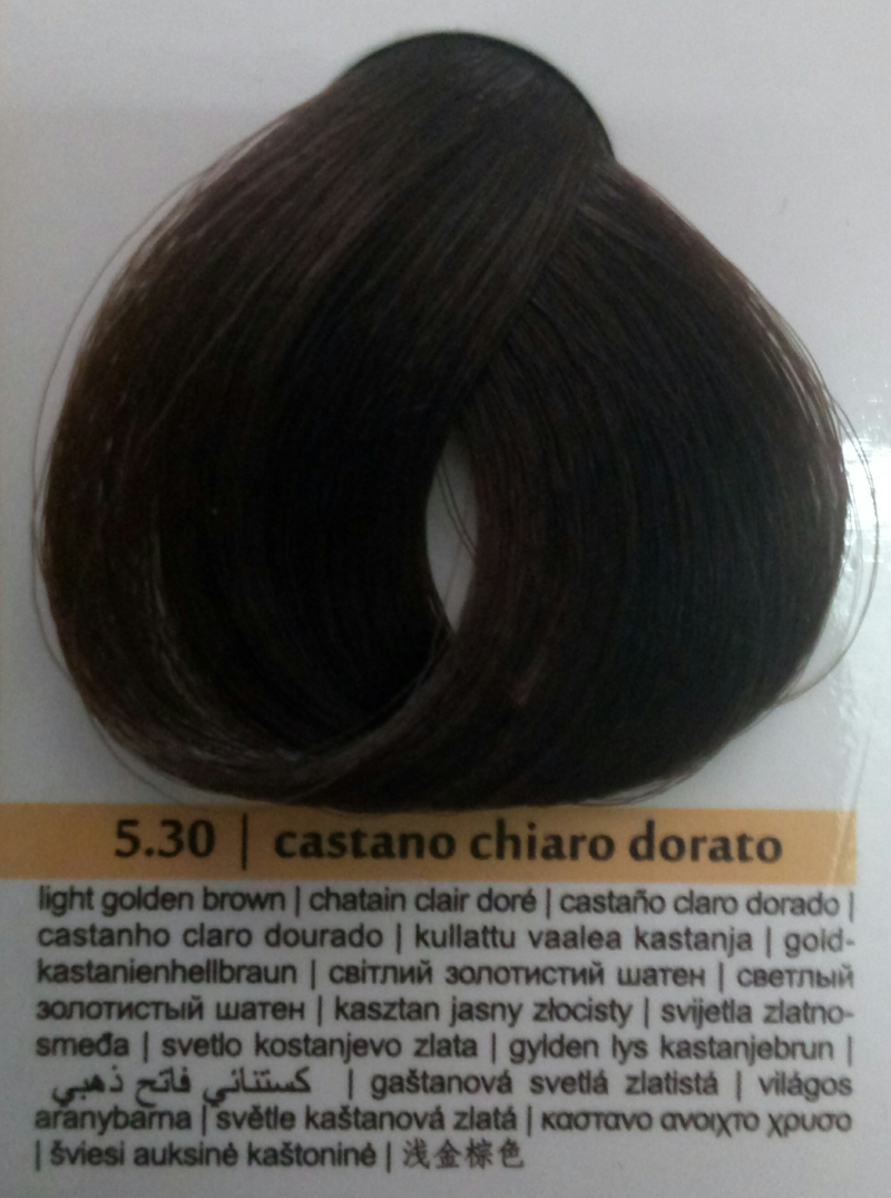 Фарба для волосся Brelil Prestige Світлий Золотистий Шатен 5.30 100 мл, фото 1