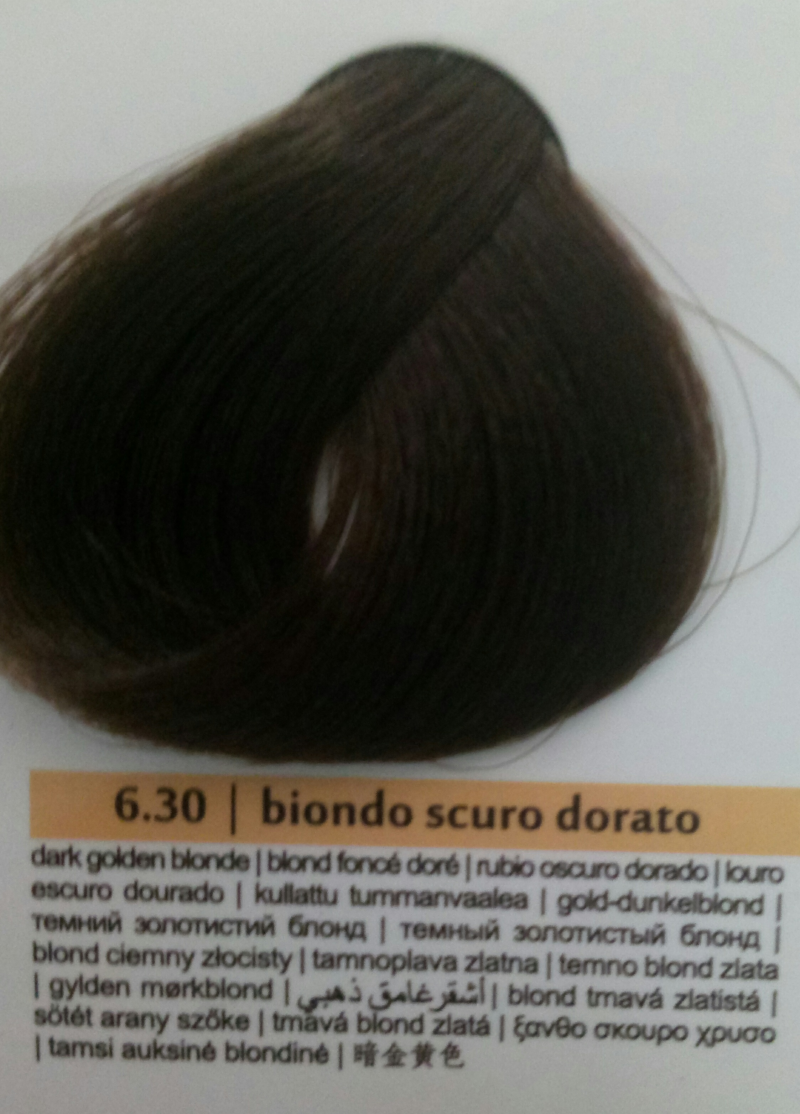 Фарба для волосся Brelil Prestige Темний Золотистий Блонд 6.30 100 мл, фото 1