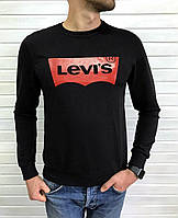 Чорний світшот levis | стильна кофта