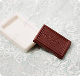 Силіконовий молд на шматочок шоколаду "Рошен", для полімерної глини, мастики, епоксидної смоли, фото 6