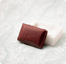 Силіконовий молд на шматочок шоколаду "Світоч", для полімерної глини, мастики, епоксидної смоли
