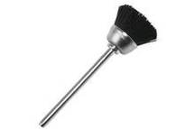 Щітка - крацівка широка волосяна чорна з держаком