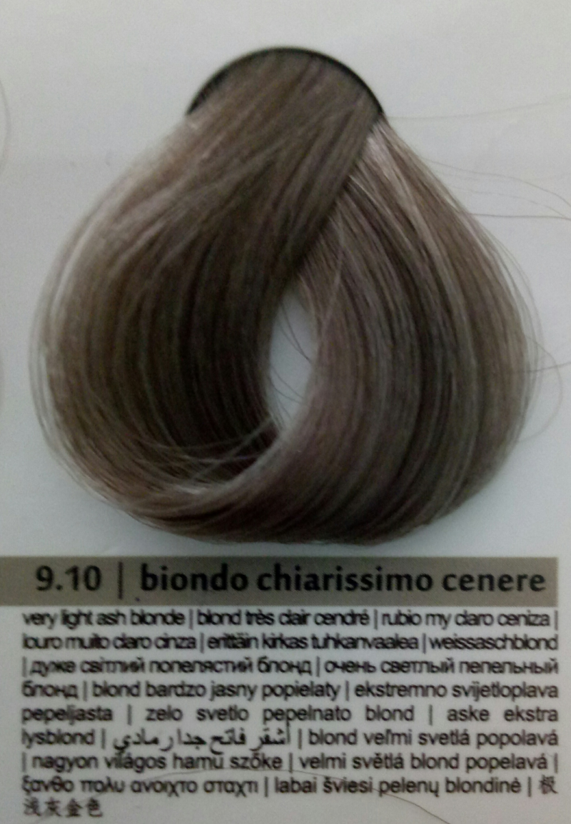 Фарба для волосся Brelil Prestige Дуже Світлий Попелястий Блонд 9.10 100 мл, фото 1