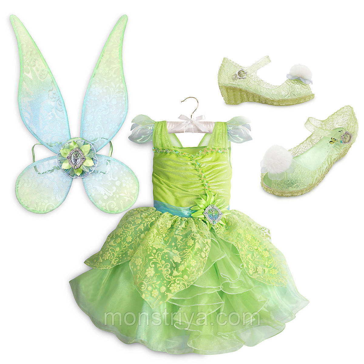 Карнавальний костюм ТінкерБелл Tinkerbell Дінь-Дінь + крила Дісней, що світяться/ Disney