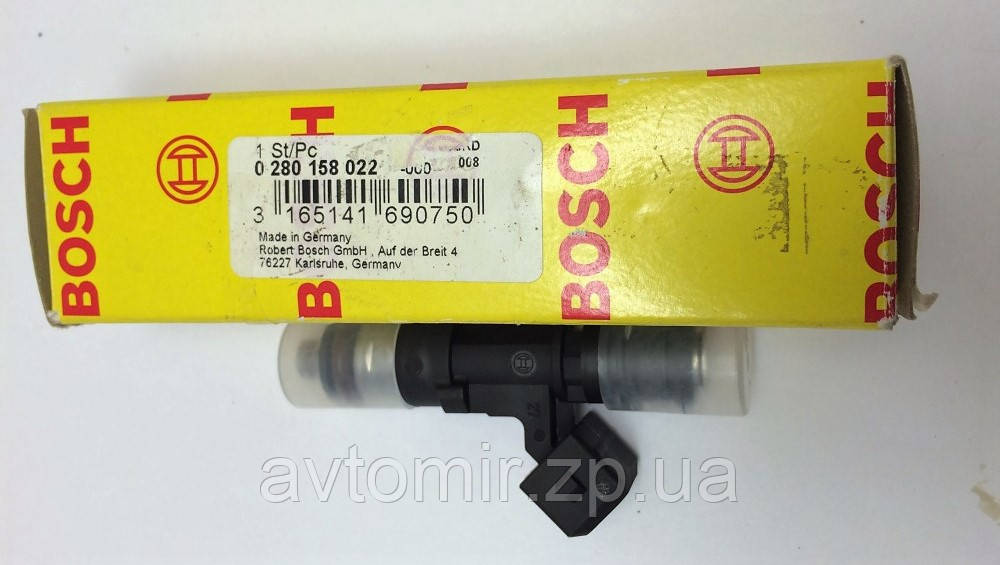 Форсунка паливна BOSCH ВАЗ 2109 21099, 2110- 2112, 2113 -2115, 2170,1118, 21214, 2123 V-1600 16 кл.