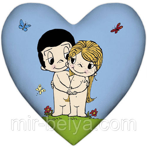 Подушка серце Love is подарункові подушки любов, фото 1