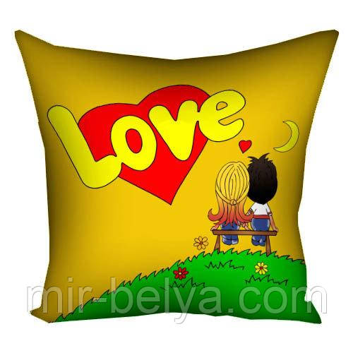 Подушка Love is подарункові подушки любов