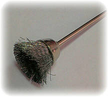 Щітка - крацівка широка метелева сталева з держаком