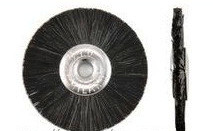 Щітка - крацовка волосяна чорна без держака