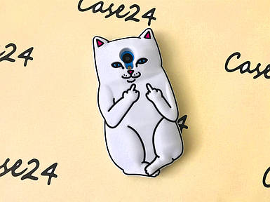 Гумовий 3D чохол Finger cat для Meizu M2 (M2 Mini) 