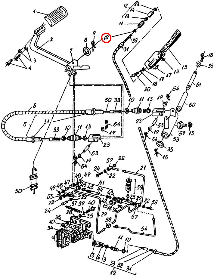 Гайка M12-S БДС 744-83 204920 Балканкар ДВ1792