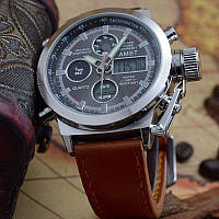 Ударостійкий і водонепроникний армійський наручний годинник AMST (ОРІГІНАЛ)