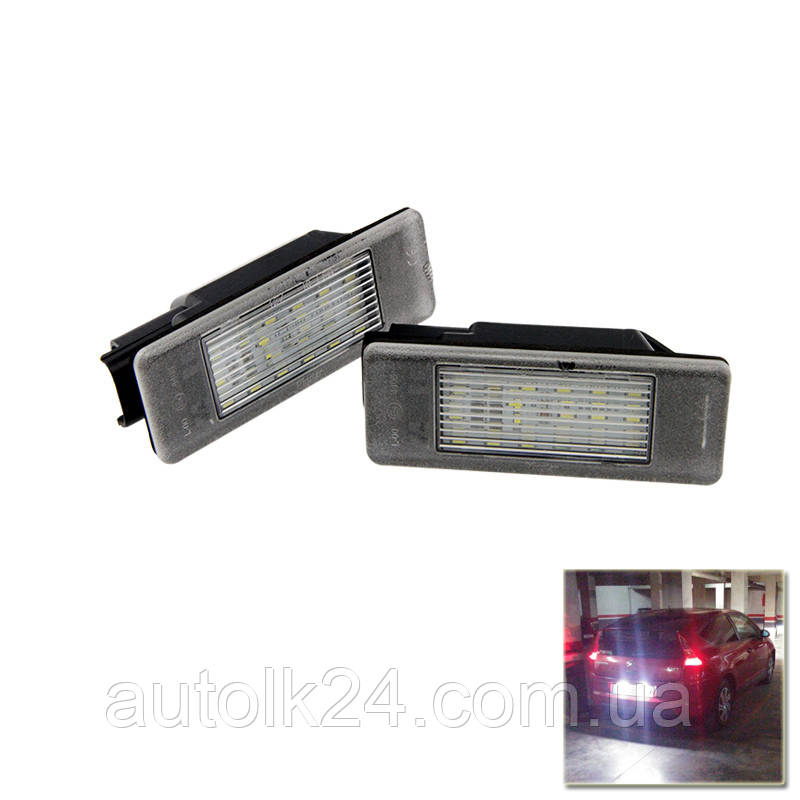 LED Подсветка номера Citroen - фото 3 - id-p632123597