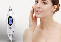 Ультразвуковий Скрабер портативний ZL-S1569 з масажним роликом для глибокого очищення й омолодження обличчя, фото 1